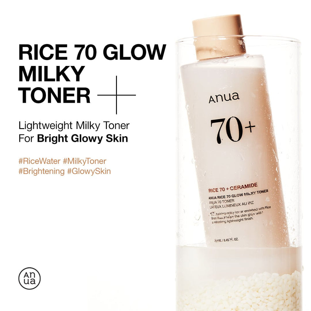 Anua Rice 70+ Glow Milky Toner 250ml 2