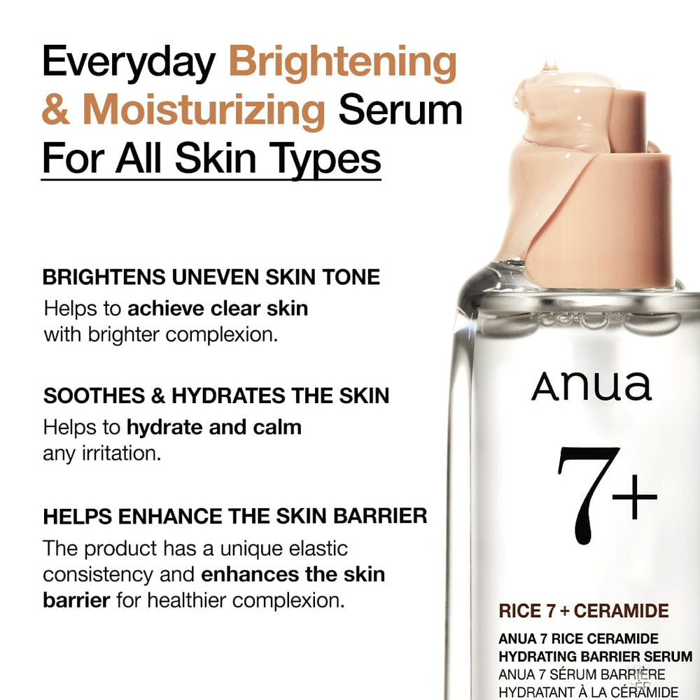 Anua - 7 Rice Ceramide Hydrating Barrier Serum 50ml 5