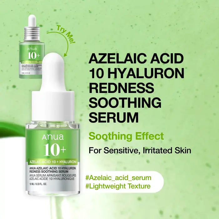 Anua - Azelaic Acid 10 Hyaluron Redness Soothing Serum Mini 10ml 2