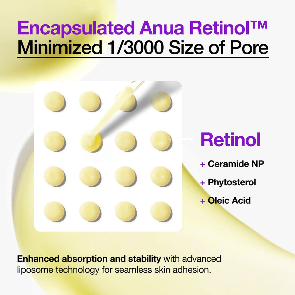 Anua - Retinol 0.3% + Niacin Renewing Serum 30ml 5