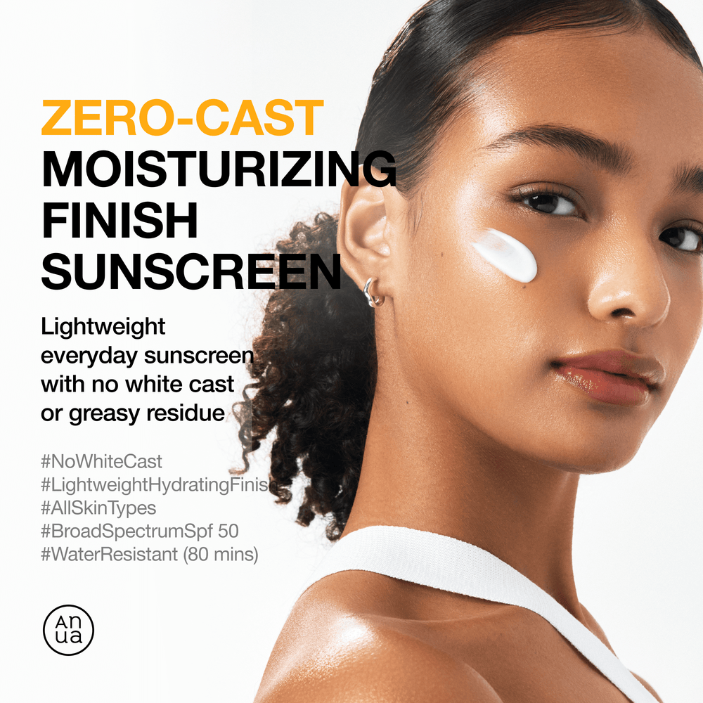 Anua - Zero-Cast Moisturizing Finish Sunscreen 50ml 2