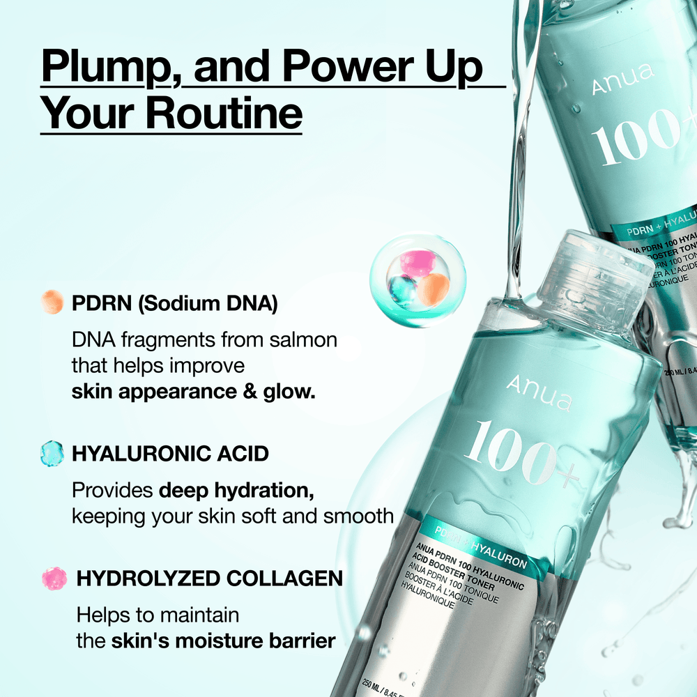 Anua - PDRN 100 Hyaluronic Acid Booster Toner 250ml 5