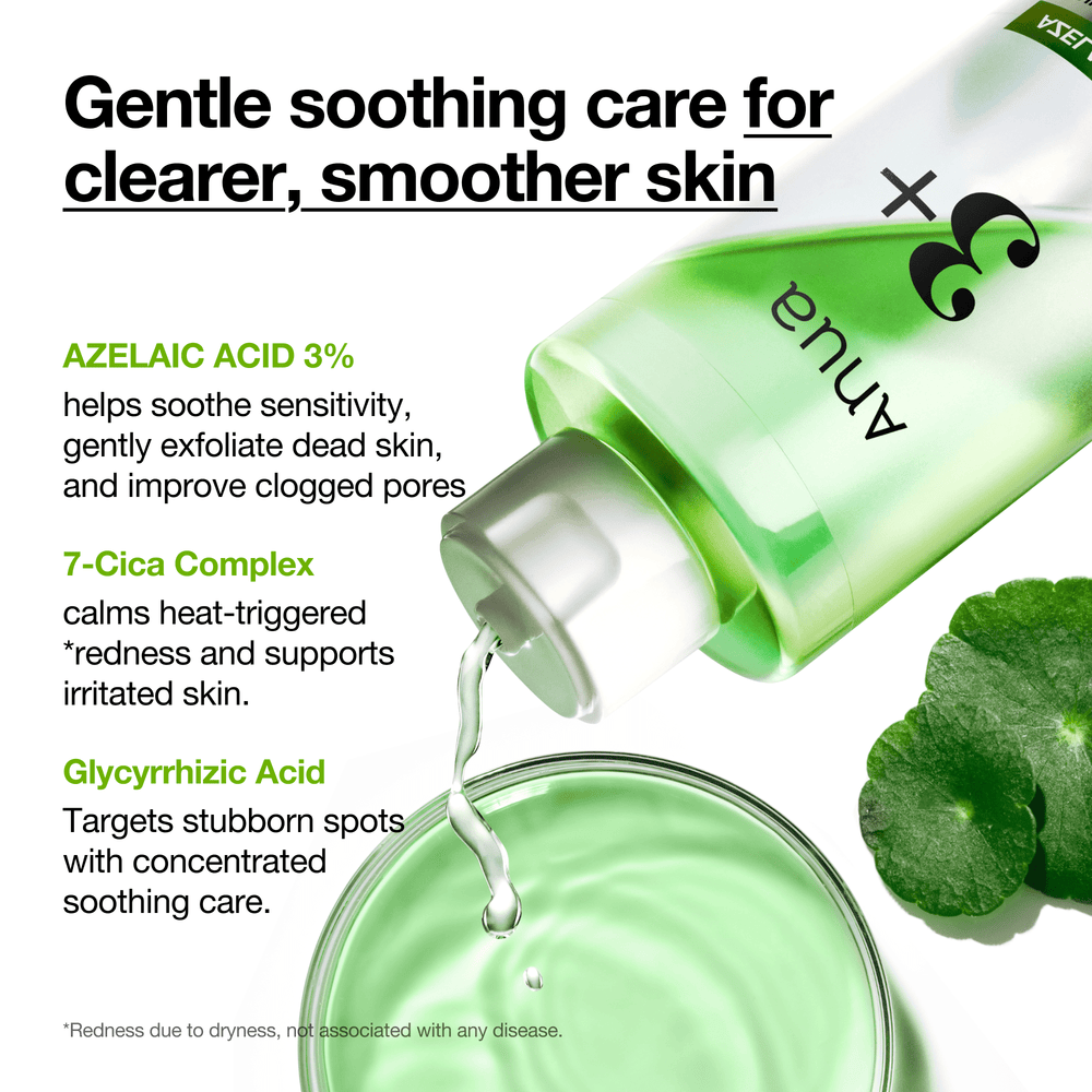 Anua - Azelaic Acid 3 Cica Skin Clarifying Toner 250ml 6