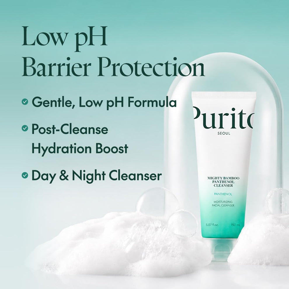 Purito SEOUL - Mighty Bamboo Panthenol Cleanser 150ml 4