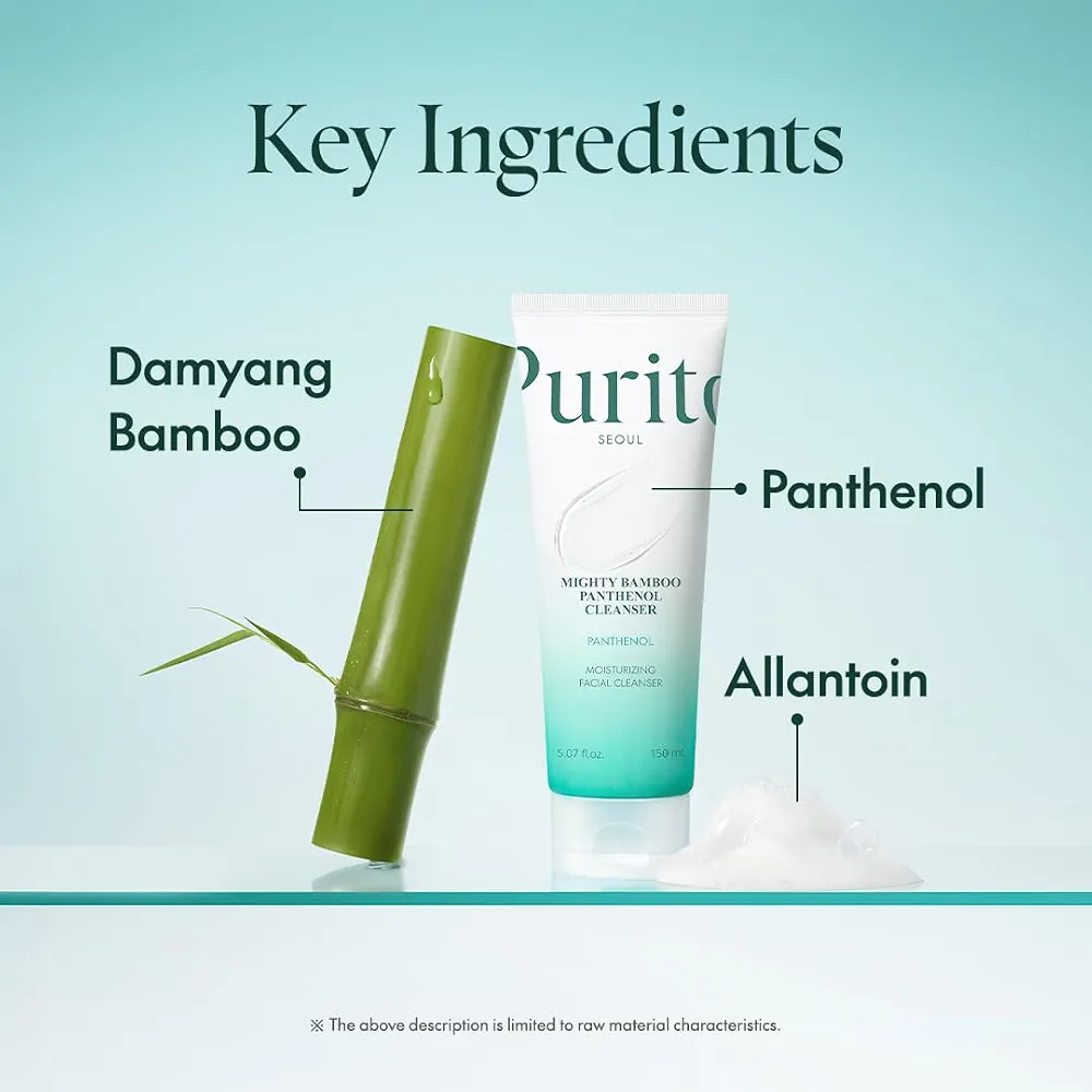 Purito SEOUL - Mighty Bamboo Panthenol Cleanser 150ml 6