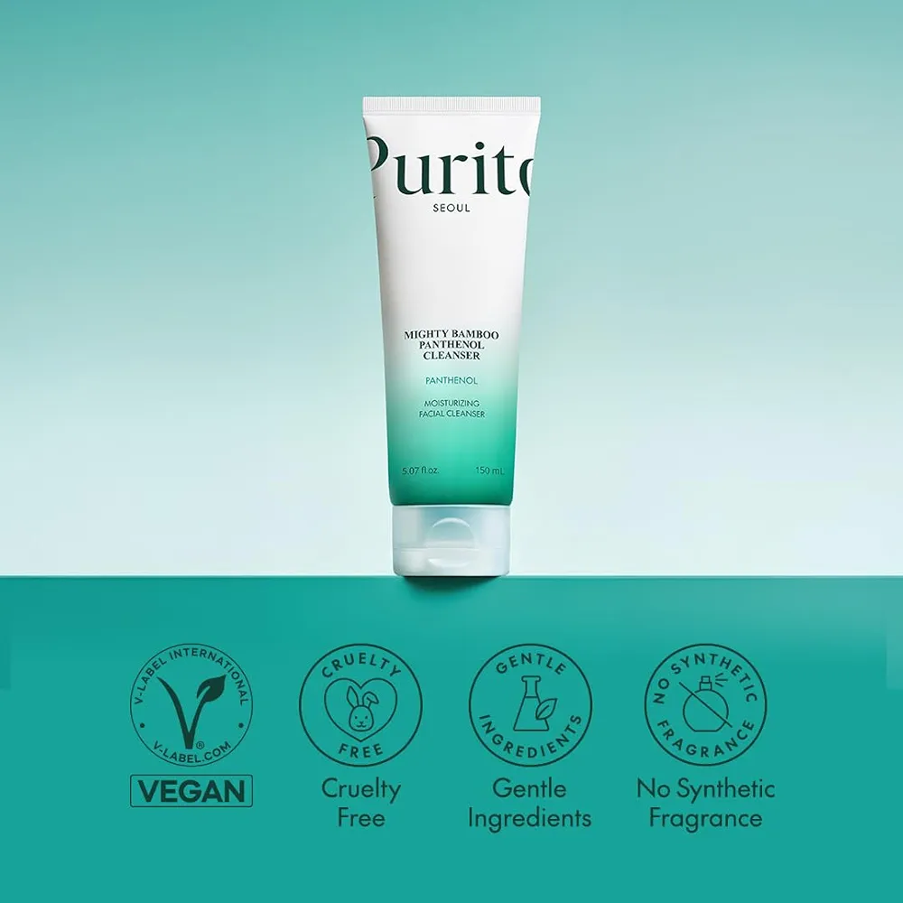 Purito SEOUL - Mighty Bamboo Panthenol Cleanser 150ml 8