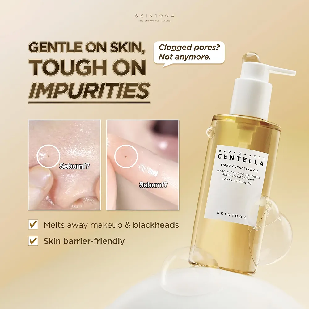 SKIN1004 - Madagascar Centella Light Cleansing Oil 200ml 3