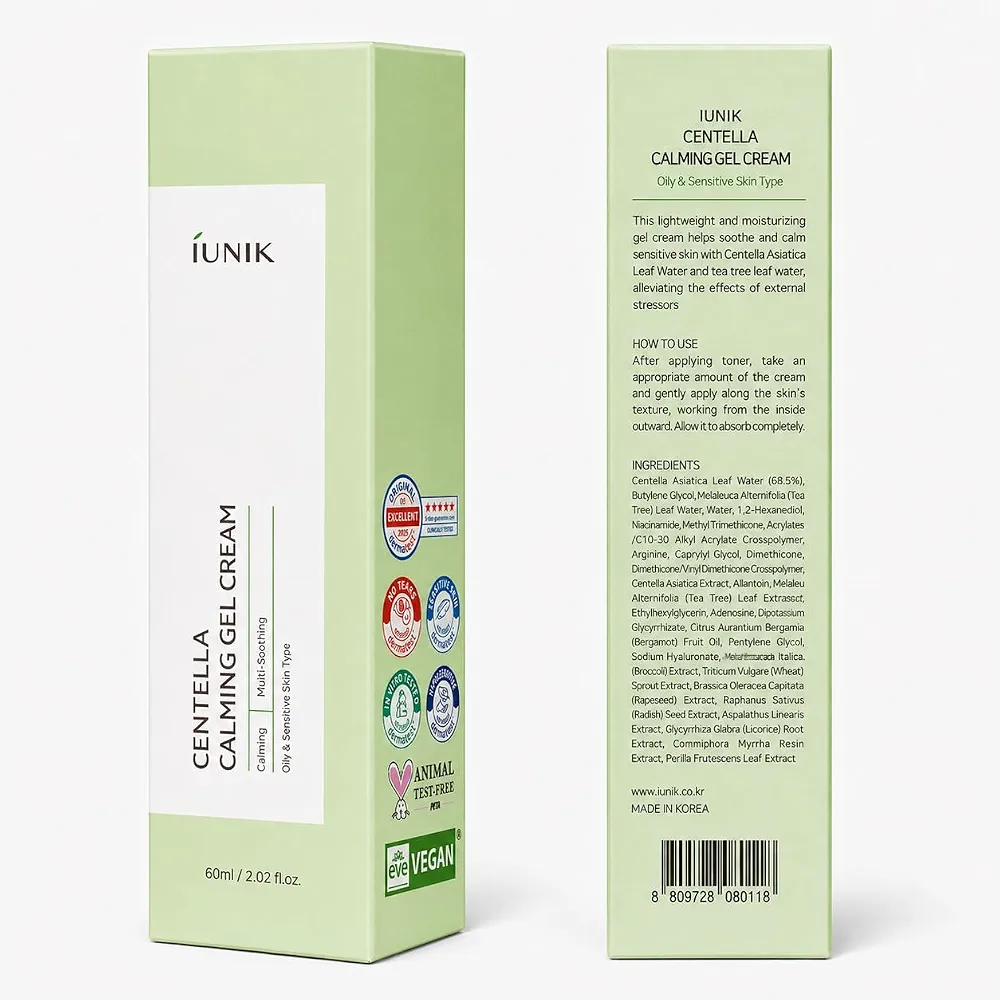 iUNIK - Centella Calming Gel Cream 60ml 10