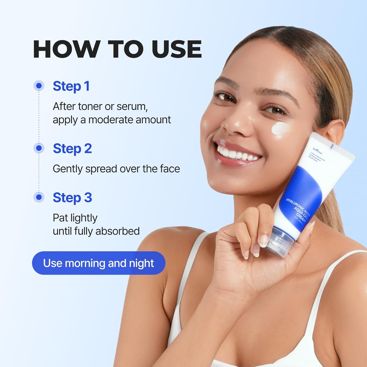 Isntree - Hyaluronic Acid Aqua Gel Cream 100ml  7
