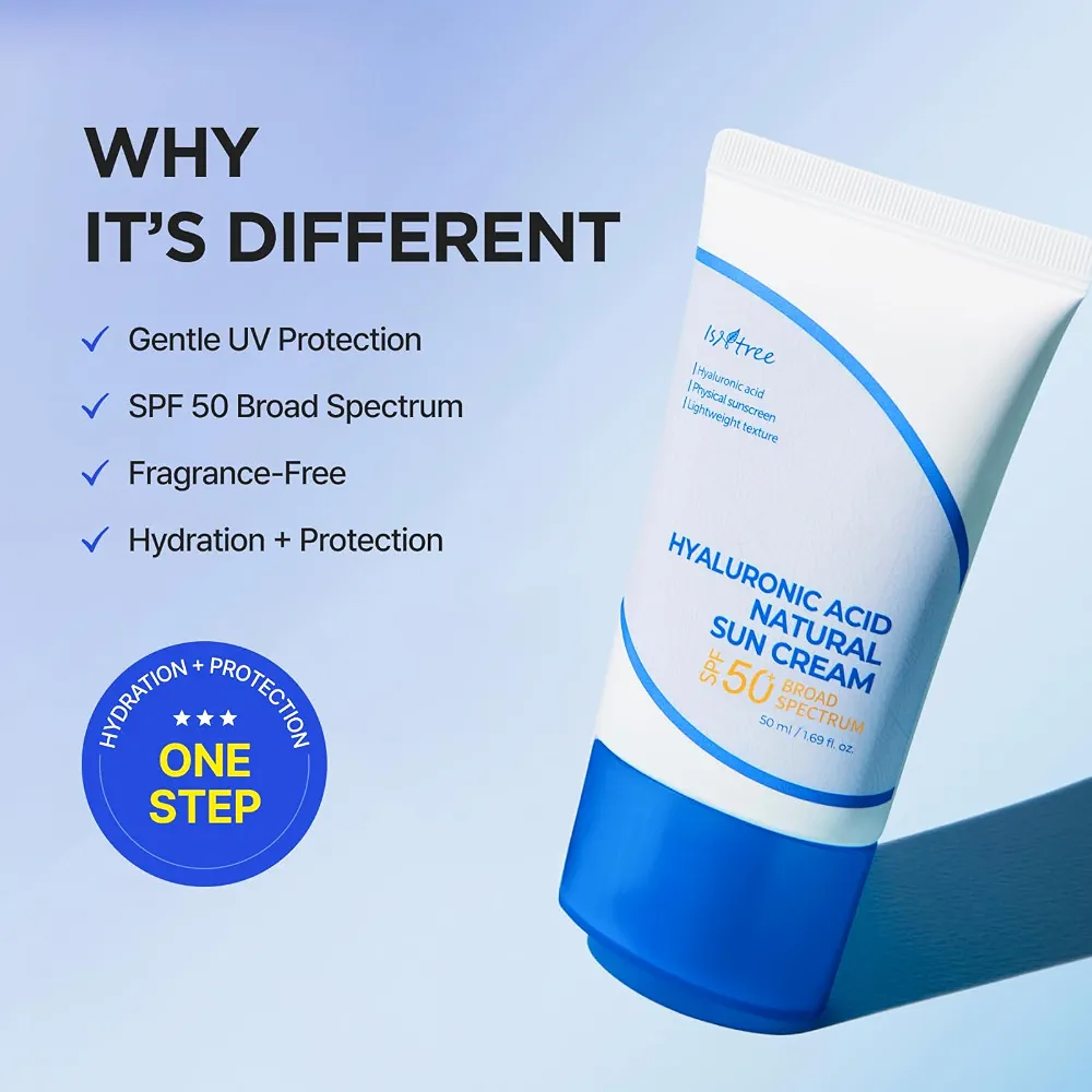 Isntree - Hyaluronic Acid Natural Sun Cream 50ml 9