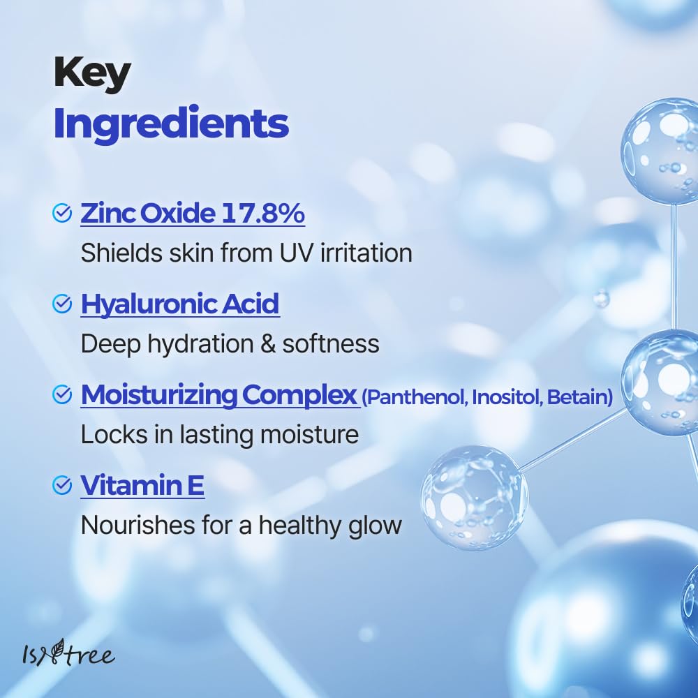 Isntree - Hyaluronic Acid Natural Sun Cream 50ml 11