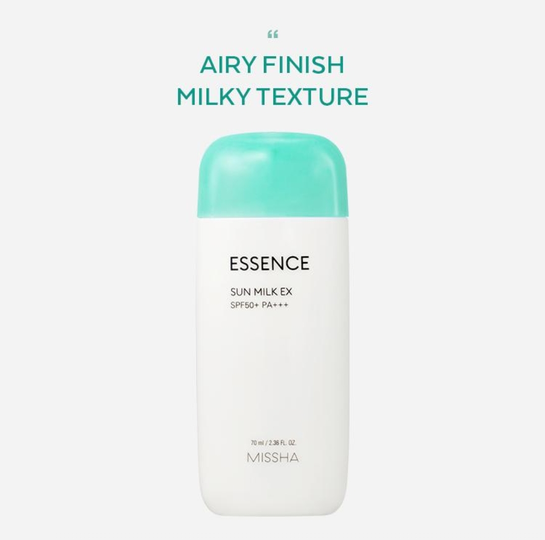 MISSHA - All-Around Safe Block Essence Sun Milk EX SPF 50+ PA+++ 70ml 2