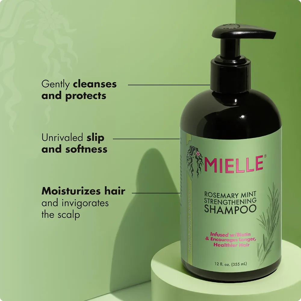 Mielle Rosemary Mint Strengthening Shampoo 355ml 3