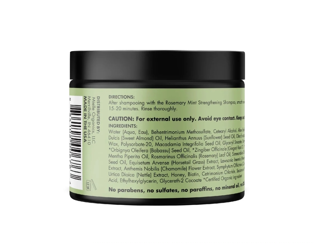 Mielle Rosemary Mint Strengthening Hair Masque 340g 10
