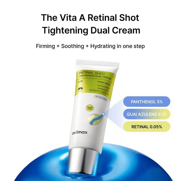 celimax - The Vita-A Retinal Shot Tightening Dual Cream 50ml 2