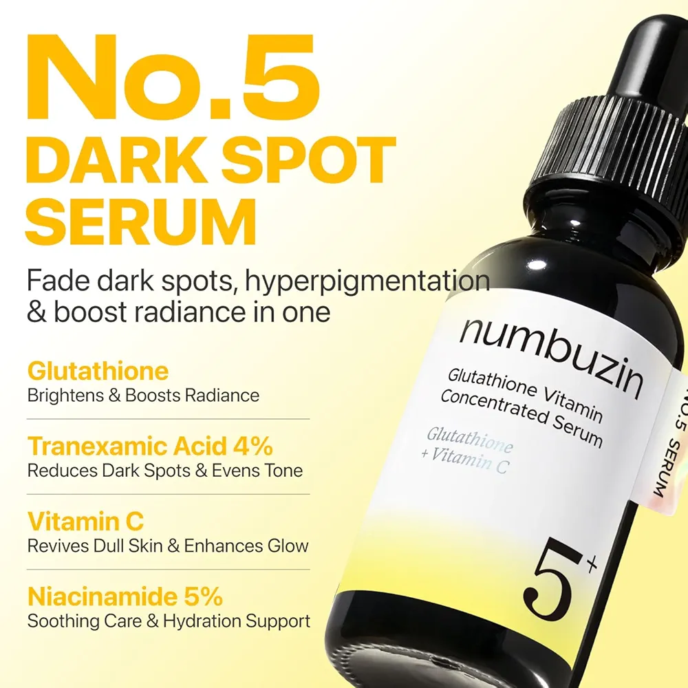 numbuzin - No.5+ Glutathione Vitamin Concentrated Serum 30ml 4