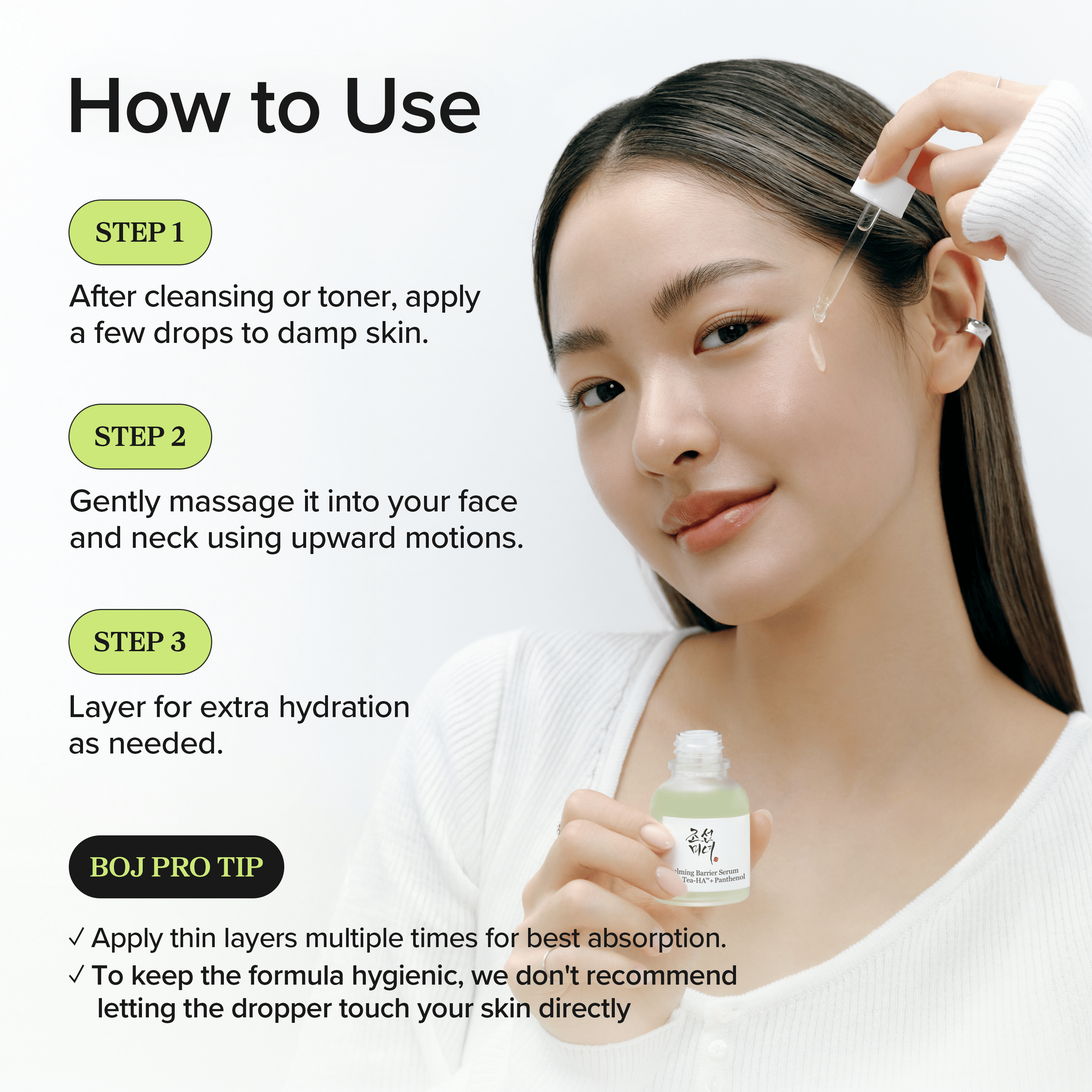 Beauty of Joseon Calming Serum: Green tea+Panthenol 30ml 4