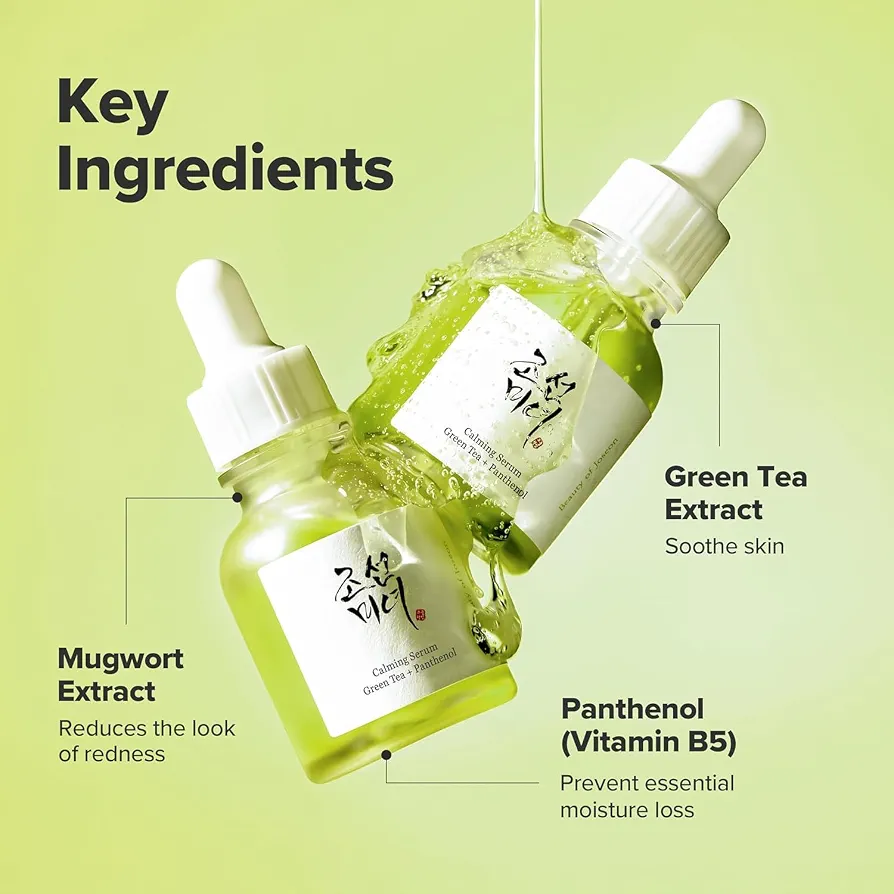Beauty of Joseon Calming Serum: Green tea+Panthenol 30ml 9