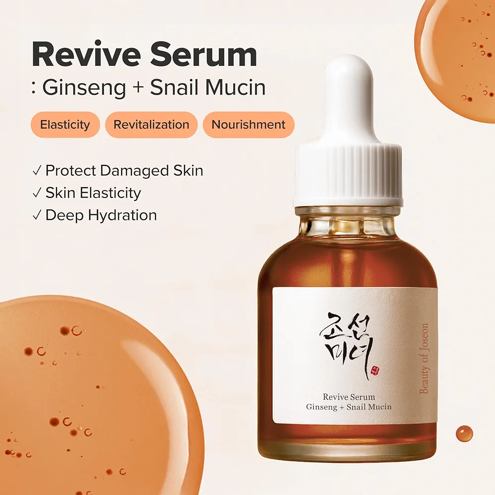 Beauty of Joseon Revive Serum: Ginseng+Snail Mucin 30ml 7