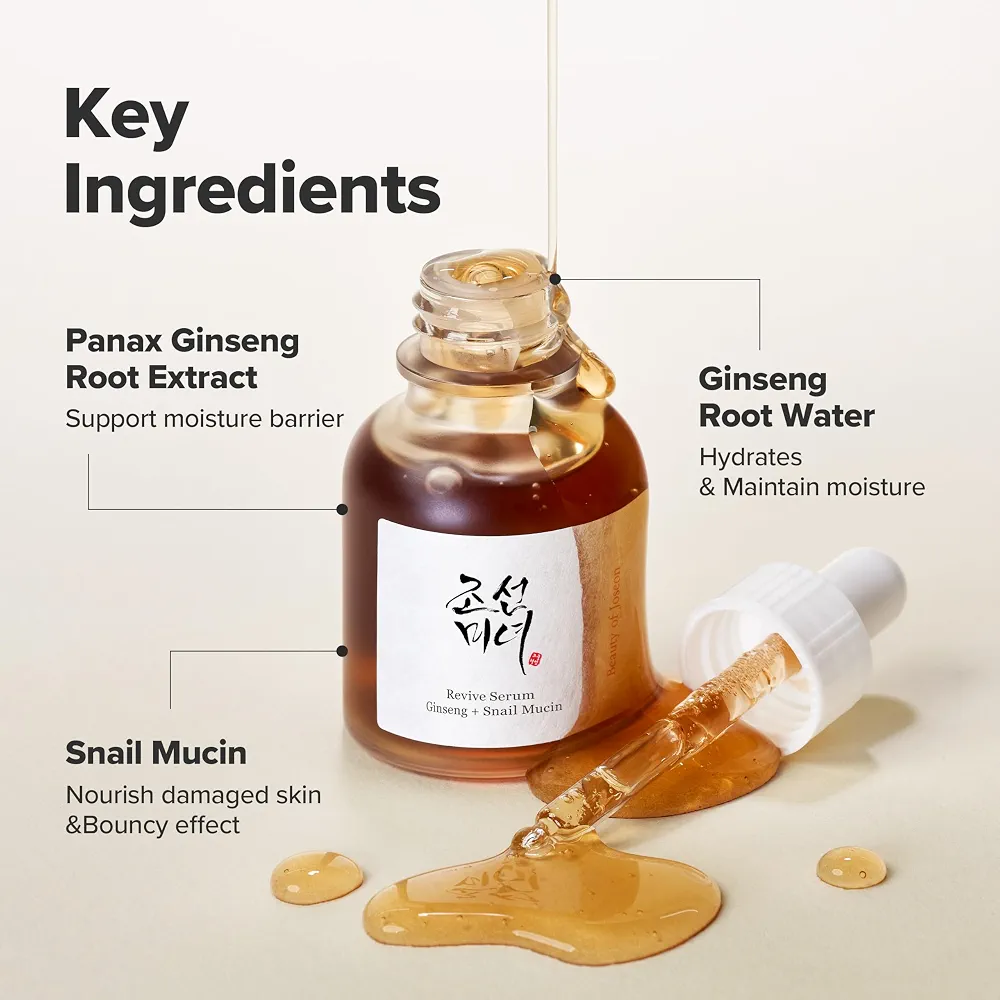 Beauty of Joseon Revive Serum: Ginseng+Snail Mucin 30ml 10