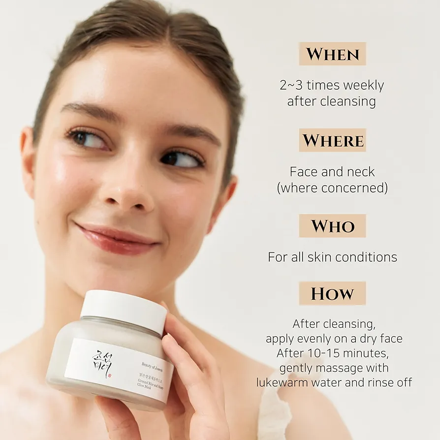 Beauty of Joseon – Ground Rice and Honey Glow Mask 150ml 10