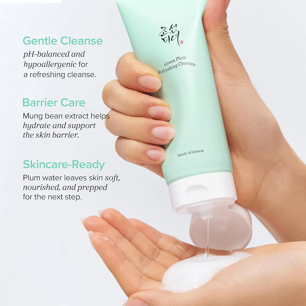 Beauty of Joseon - Green Plum Refreshing Cleanser 100ml  7