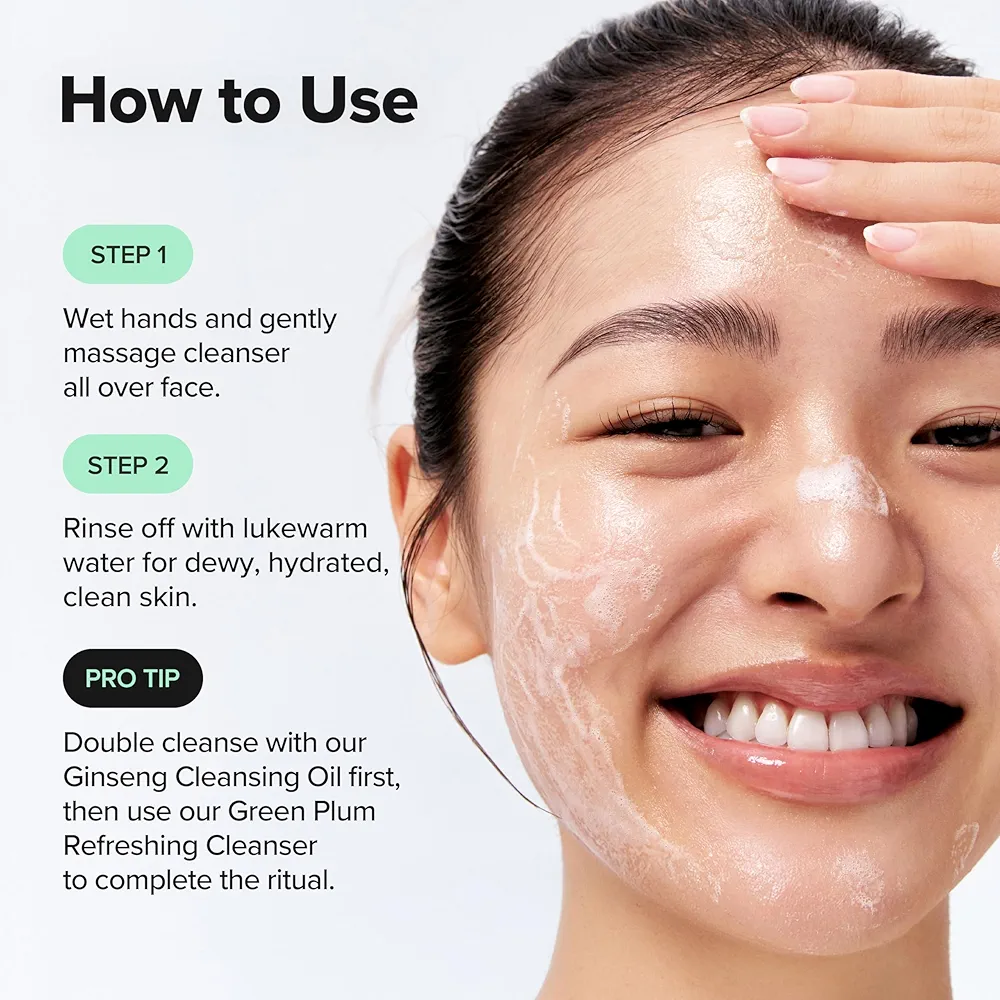 Beauty of Joseon - Green Plum Refreshing Cleanser 100ml  8