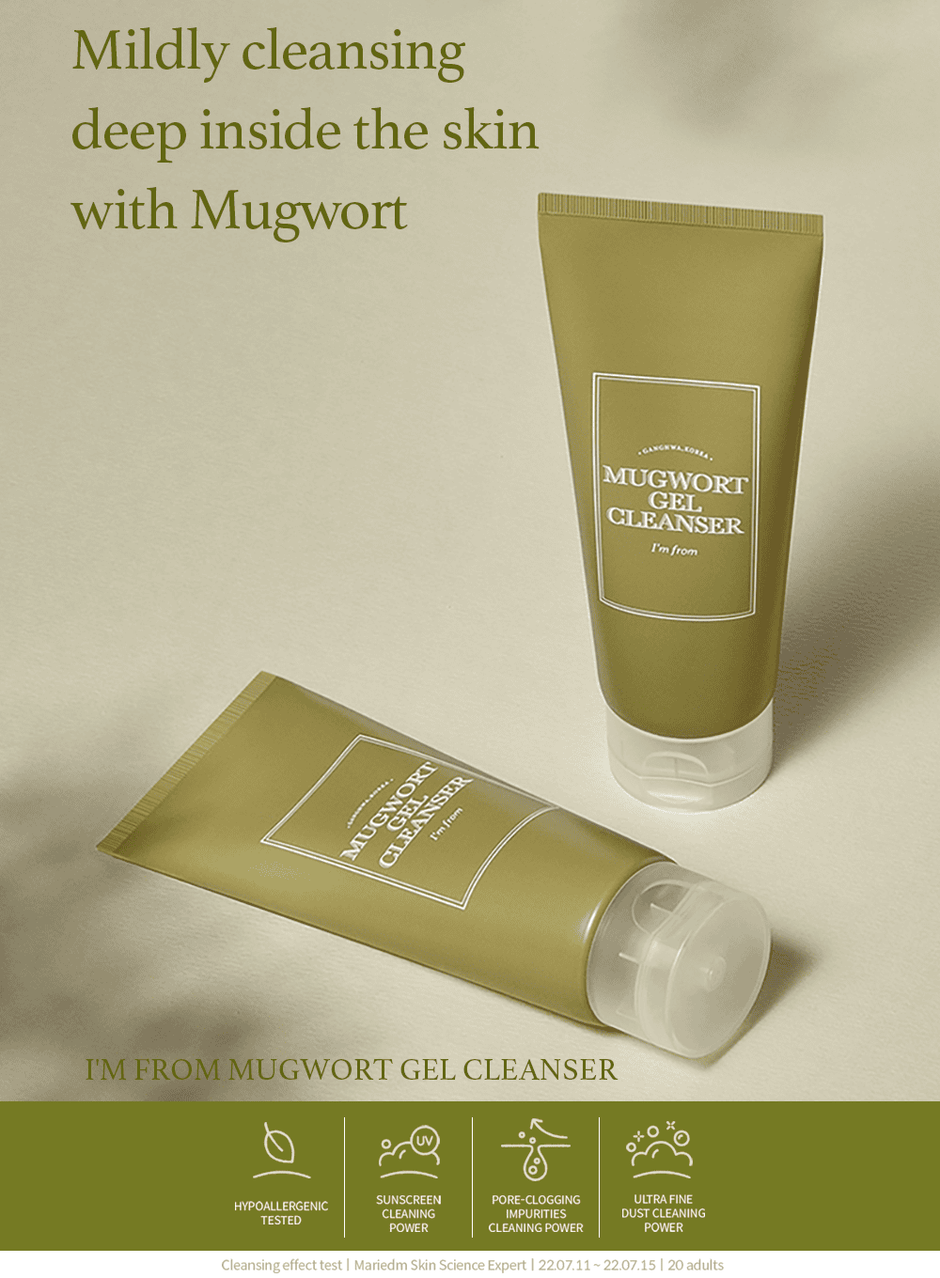 I'm from - Mugwort Gel Cleanser 150ml 11