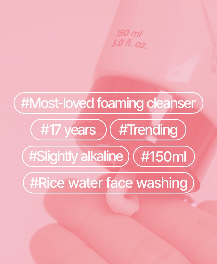 THE FACE SHOP - Rice Water Bright Facial Foaming Cleanser 150ml 6