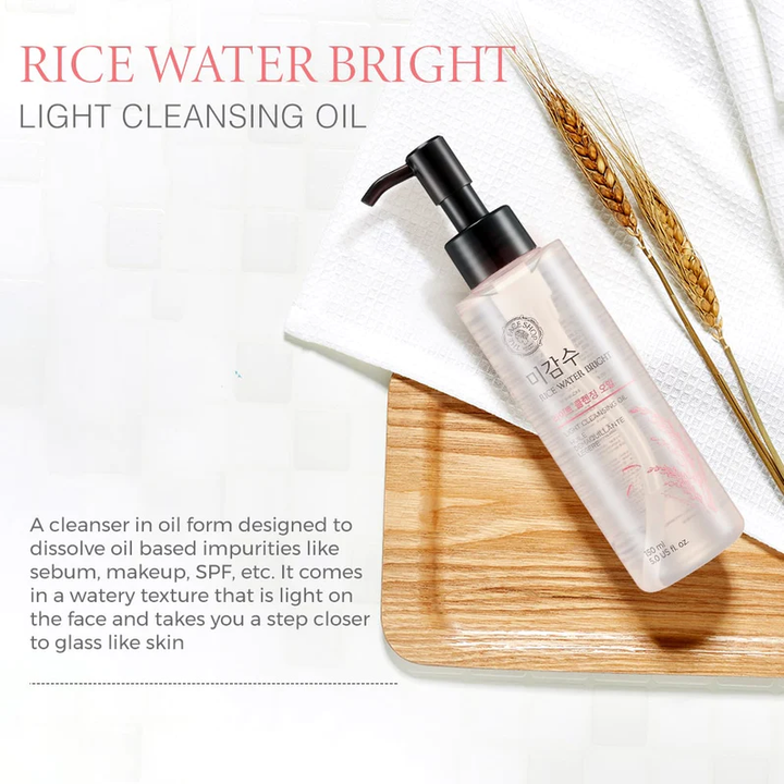 THE FACE SHOP - Rice Water Bright Light Facial Cleansing Oil 150ml 6