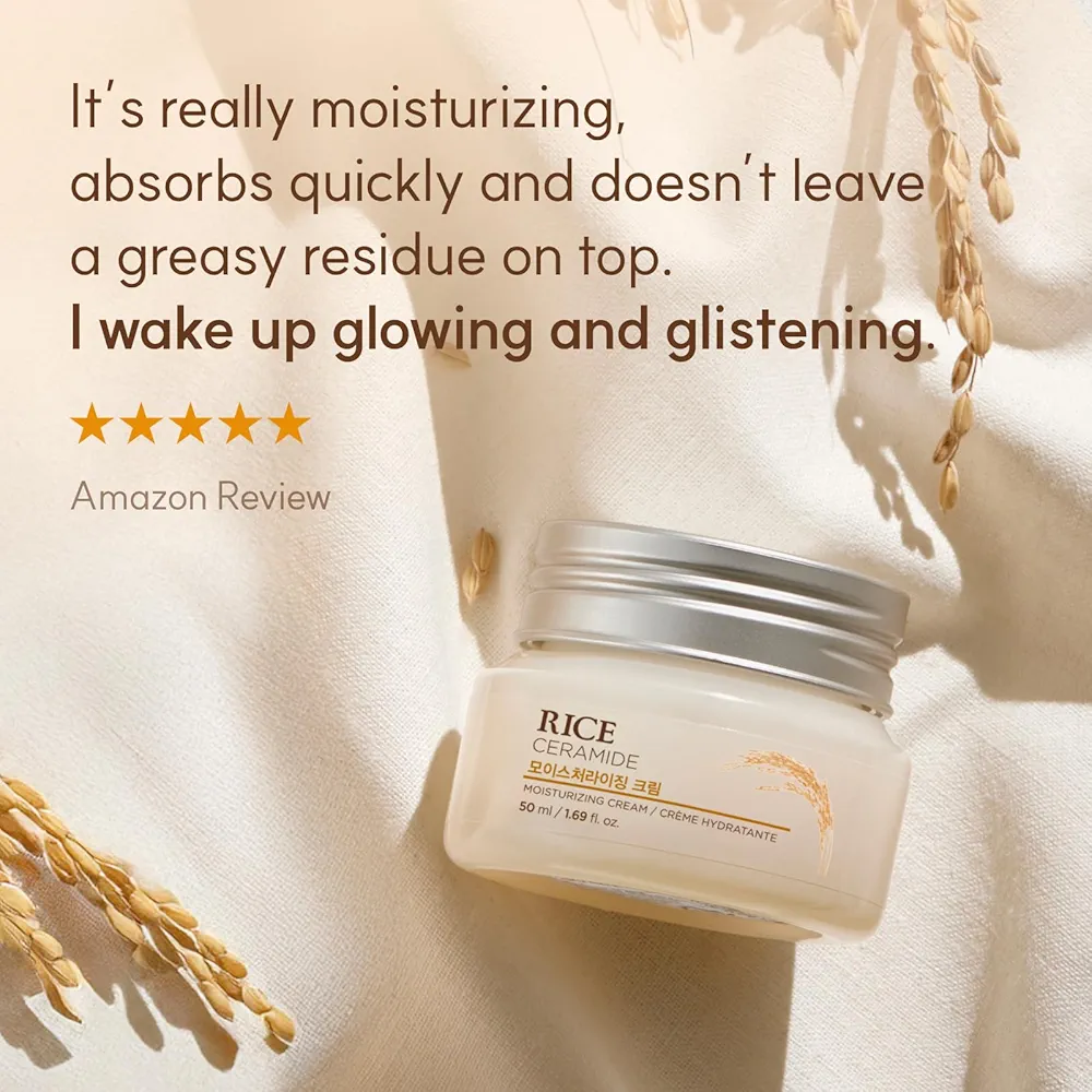THE FACE SHOP - Rice & Ceramide Moisturizing Cream 50ml 5