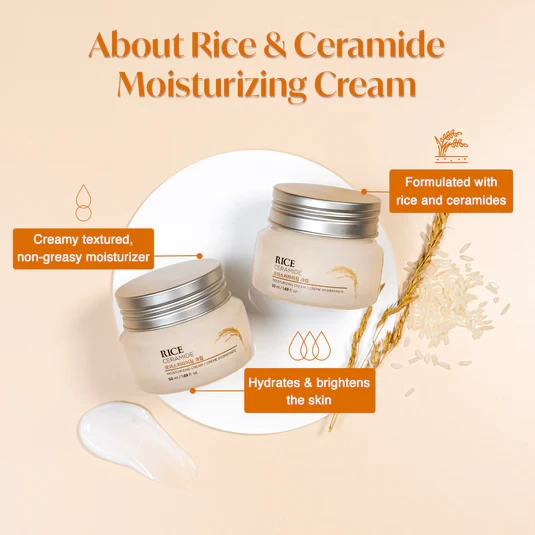 THE FACE SHOP - Rice & Ceramide Moisturizing Cream 50ml 11