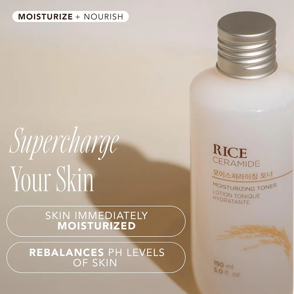 The Face Shop Rice & Ceramide Moisturizing Toner 150ml 4