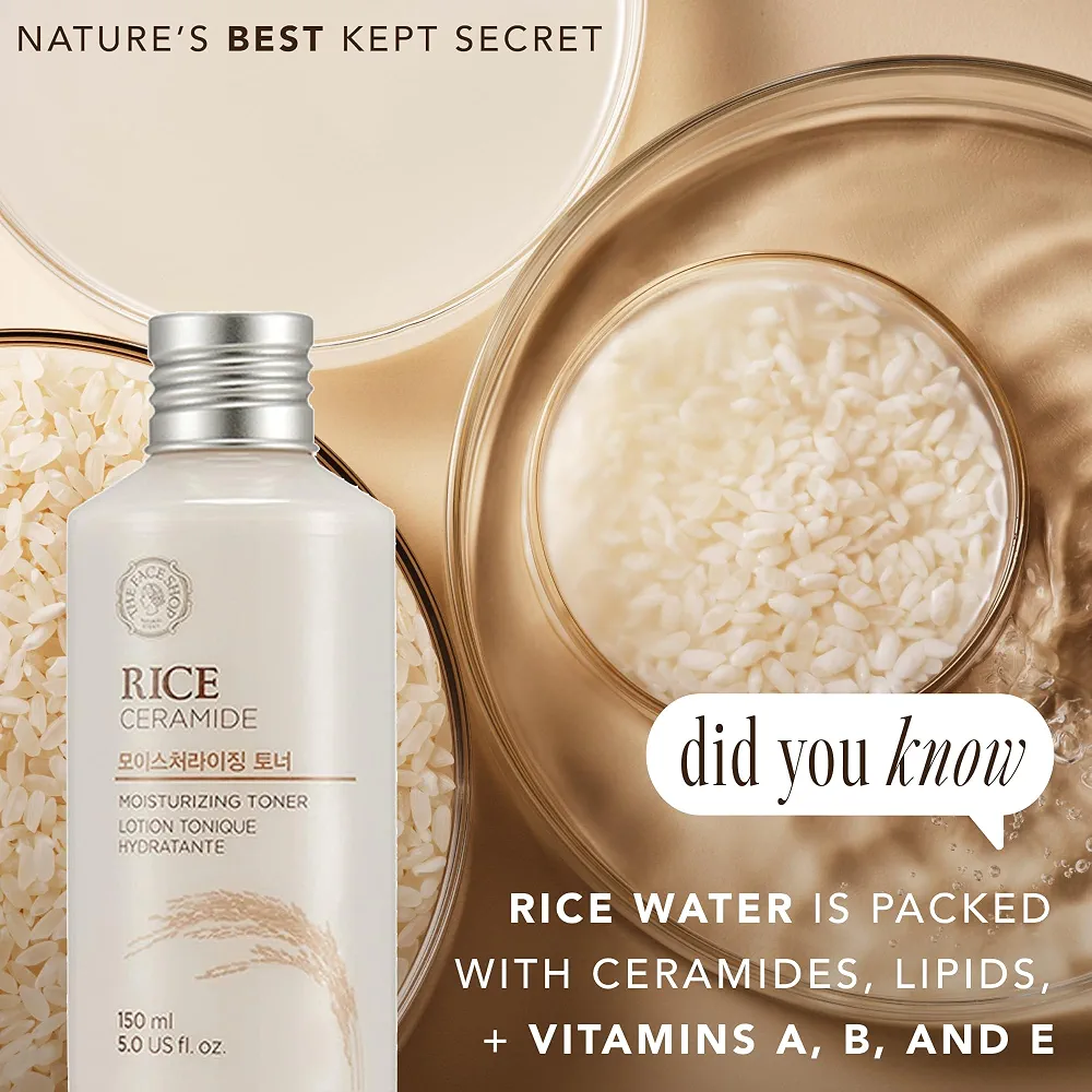 The Face Shop Rice & Ceramide Moisturizing Toner 150ml 6