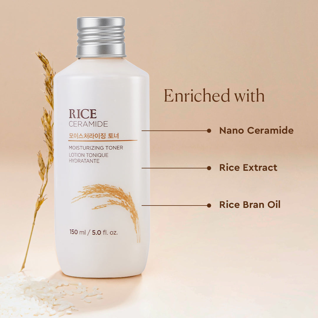 The Face Shop Rice & Ceramide Moisturizing Toner 150ml 9