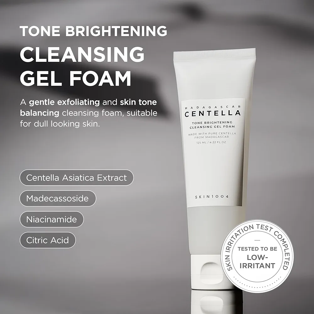 SKIN1004 - Madagascar Centella Tone Brightening Cleansing Gel Foam 125ml 2