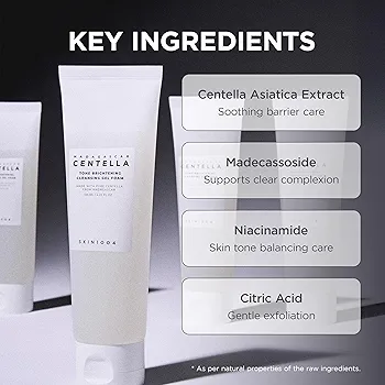 SKIN1004 - Madagascar Centella Tone Brightening Cleansing Gel Foam 125ml 3