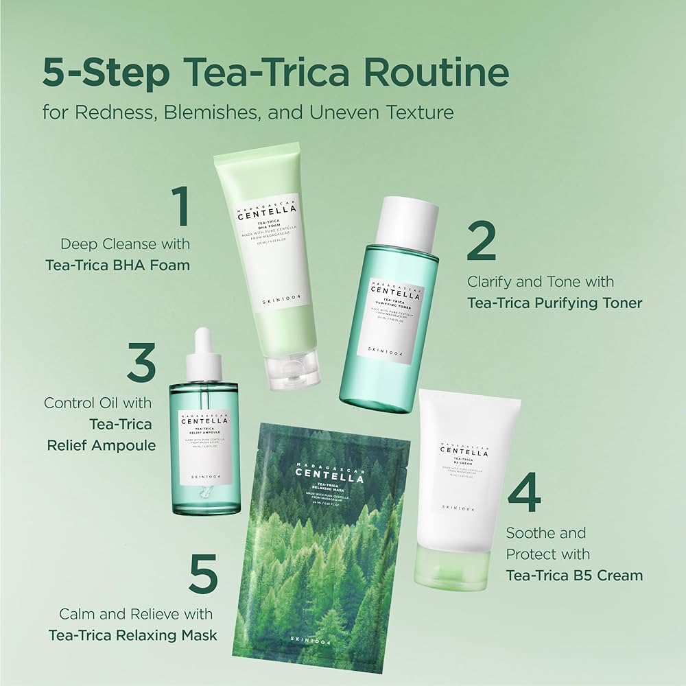 SKIN1004 - Madagascar Centella Tea-Trica Relief Ampoule 100ml 7