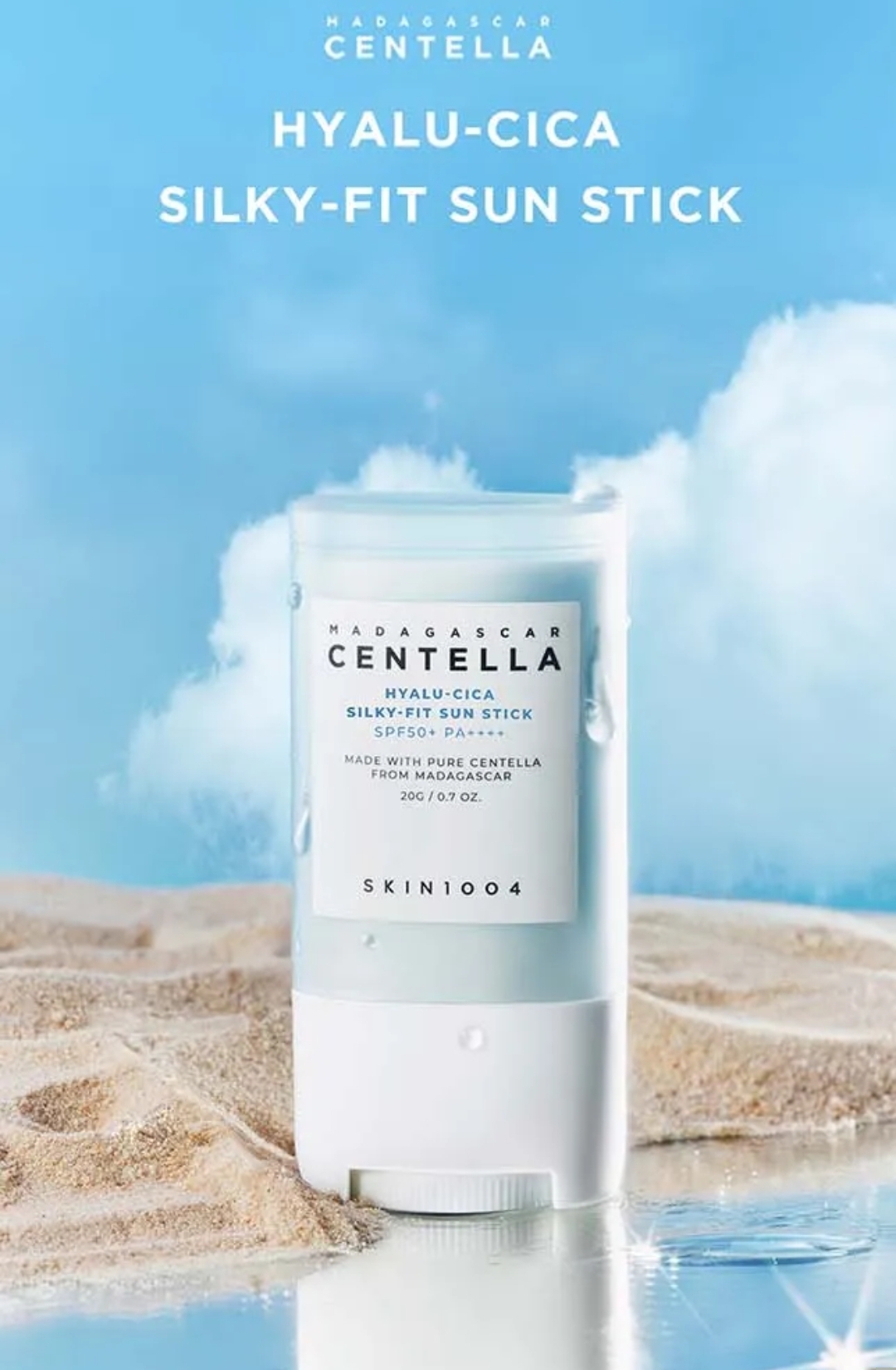 SKIN1004 - Madagascar Centella Hyalu-Cica Silky-Fit Sun Stick 20g 5