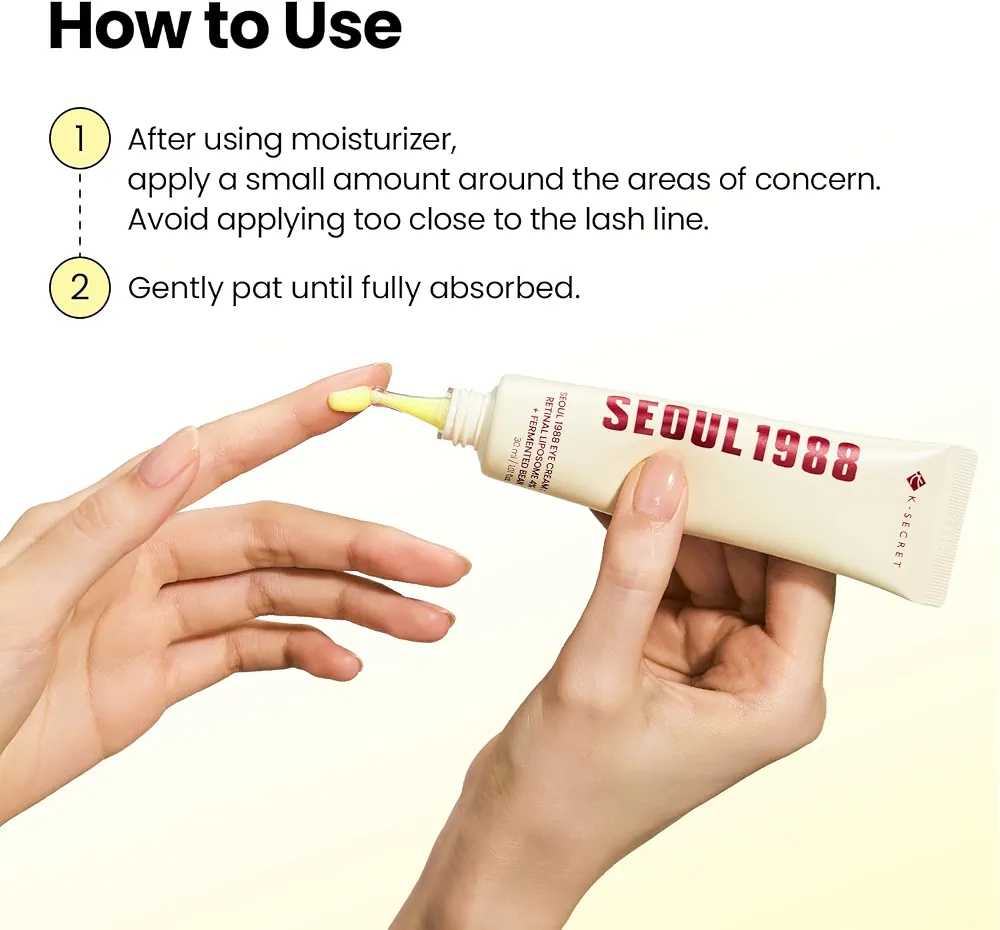 KSECRET - SEOUL 1988 Eye Cream : Retinal Liposome 4% + Fermented Bean 30ml 4