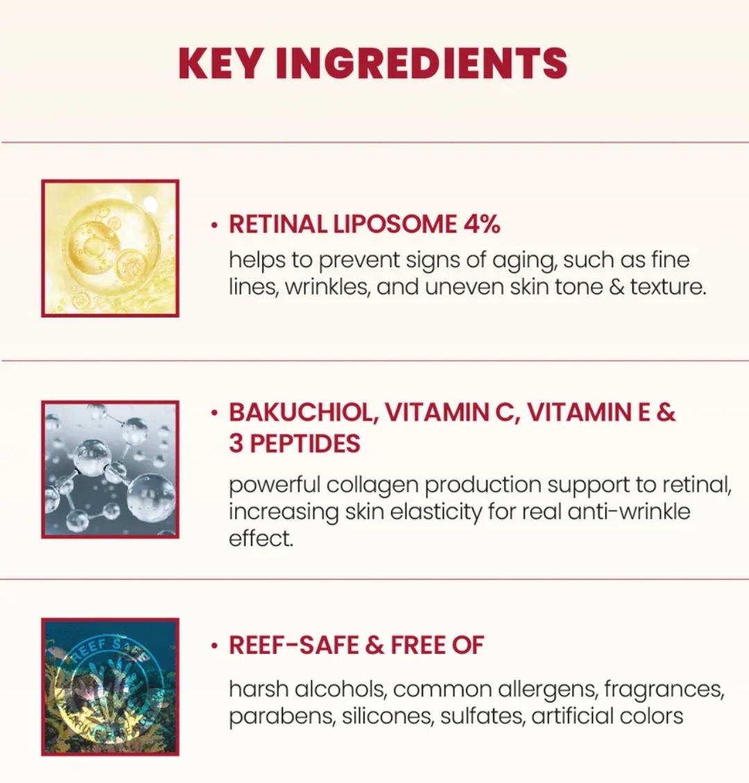 KSECRET - SEOUL 1988 Eye Cream : Retinal Liposome 4% + Fermented Bean 30ml 9