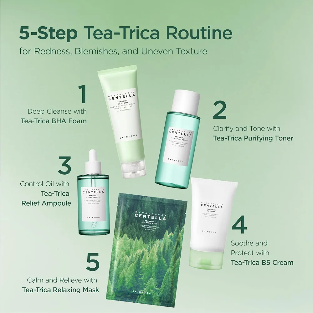 SKIN1004 - Madagascar Centella Tea-trica BHA Foam 125ml 7
