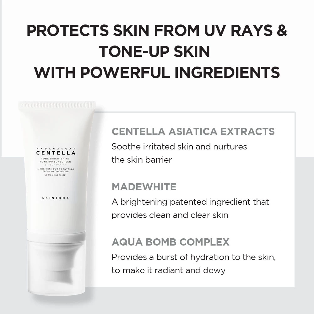 SKIN1004 - Madagascar Centella Tone Brightening Tone Up Sunscreen 50ml 5