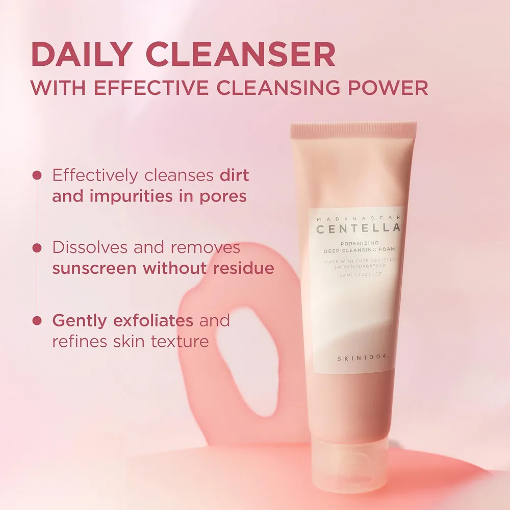 SKIN1004 - Madagascar Centella Poremizing Deep Cleansing Foam 125ml 4