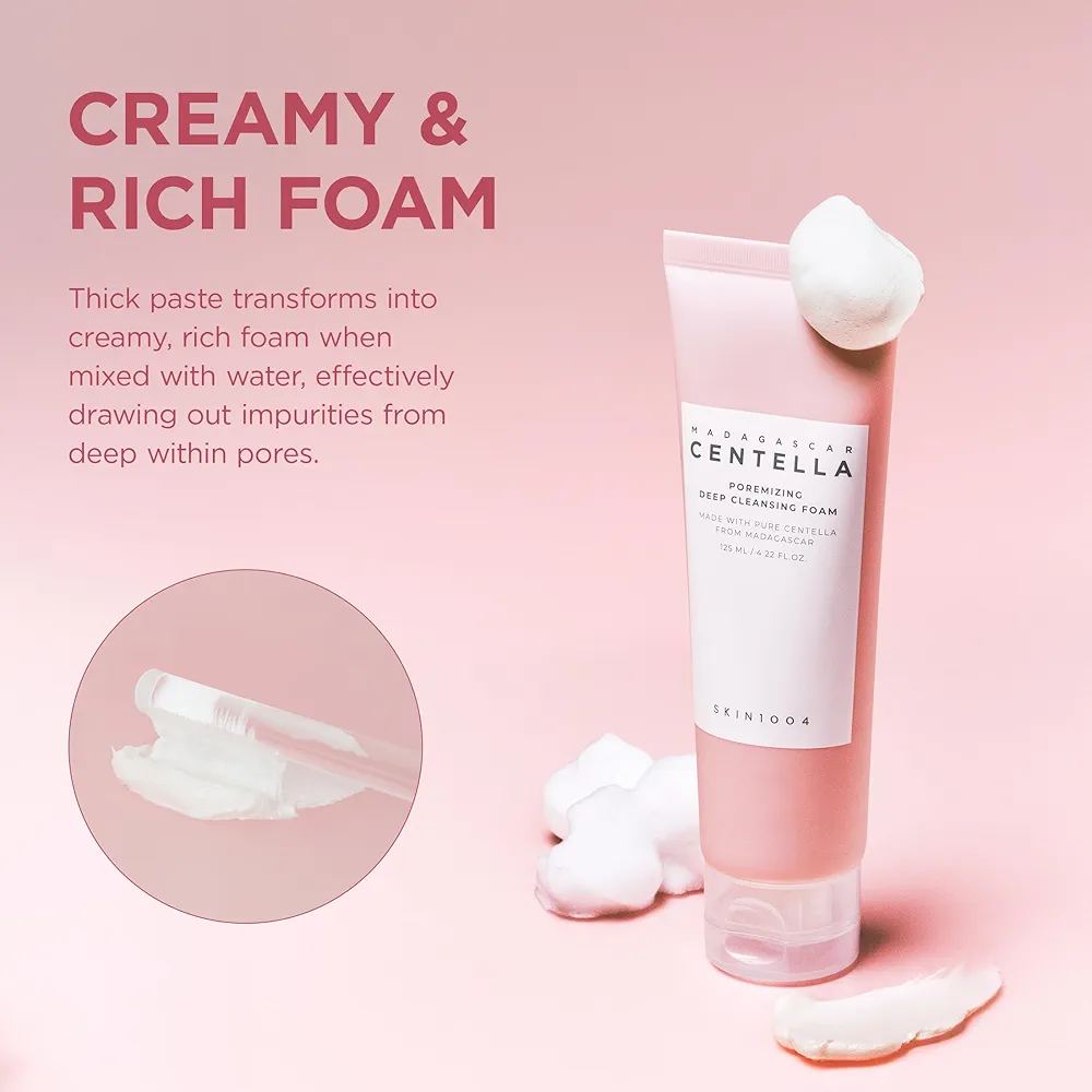 SKIN1004 - Madagascar Centella Poremizing Deep Cleansing Foam 125ml 6