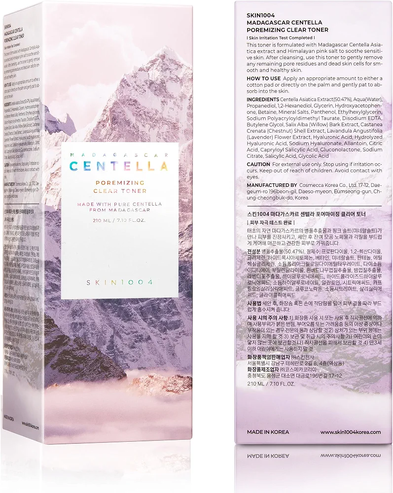 SKIN1004 - Madagascar Centella Poremizing Clear Toner 210ml 9