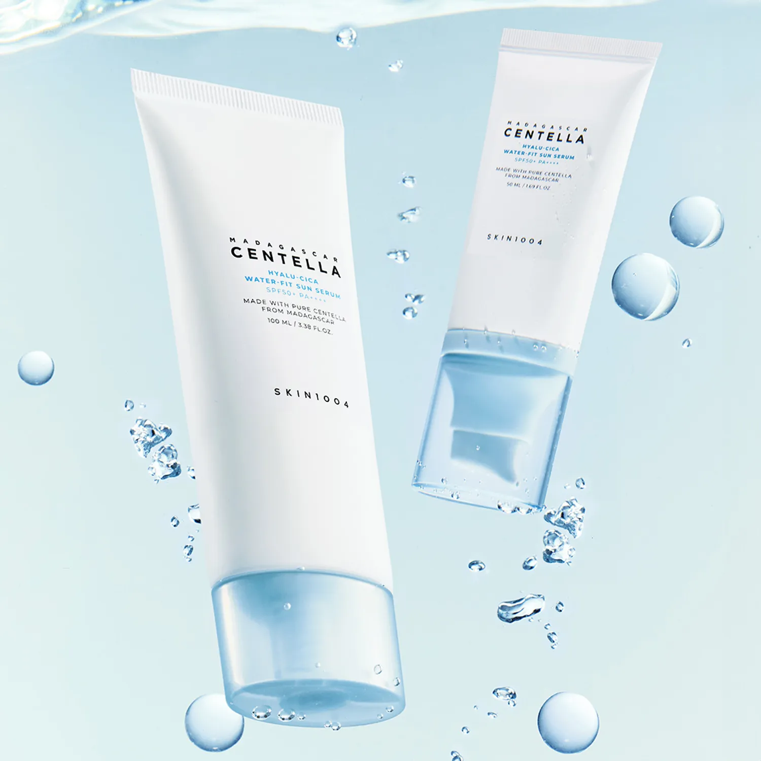 SKIN1004 - Madagascar Centella Hyalu-Cica Water-Fit Sun Serum Jumbo SPF50+ PA++++ 100ml 9