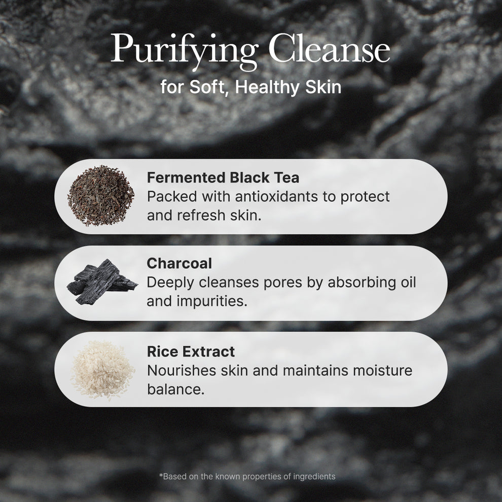 Arencia - Black Tea Rice Mochi Cleanser 120g 5