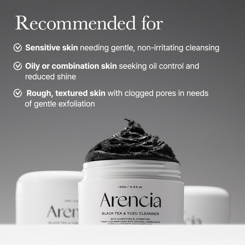 Arencia - Black Tea Rice Mochi Cleanser 120g 7