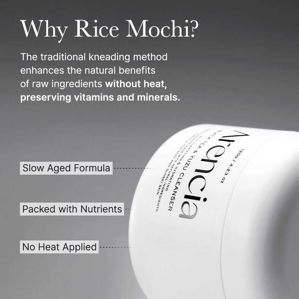 Arencia - Black Tea Rice Mochi Cleanser 120g 9